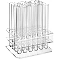 Acrílico con reagenzglas| Tubo de ensayo (Soporte de tubo de ensayo (| especiero | Incluye Natural de corcho &amp- # x2713…